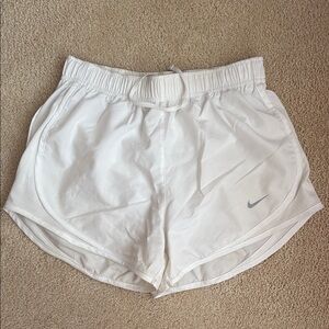 Nike Women's Dri-Fit White Running Shorts